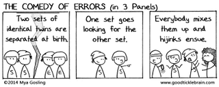 Illustration for article titled All of Shakespeare's Plays, Converted to 3-Panel Webcomics